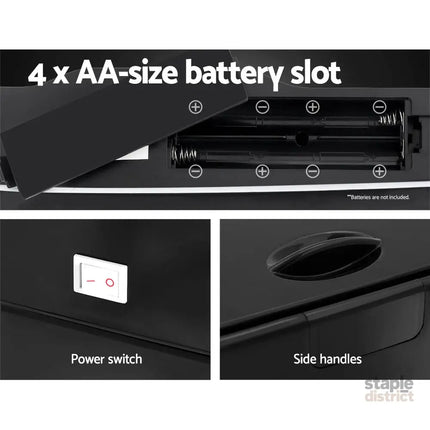 Devanti 45L Motion Sensor Bin Rubbish Automatic Black - Home & Garden > Kitchen Bins > Automatic Bins