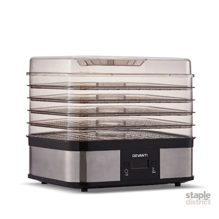 Devanti 5 Trays Food Dehydrator - Appliances > Kitchen Appliances > Food Dehydrators