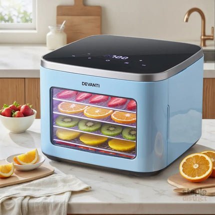 Devanti 5 Trays Food Dehydrator Mini Fruit Dryer 500W - Appliances > Kitchen Appliances > Food Dehydrators