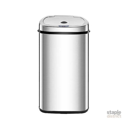 Devanti 50L Motion Sensor Bin Rubbish Automatic Silver - Home & Garden > Kitchen Bins > Automatic Bins