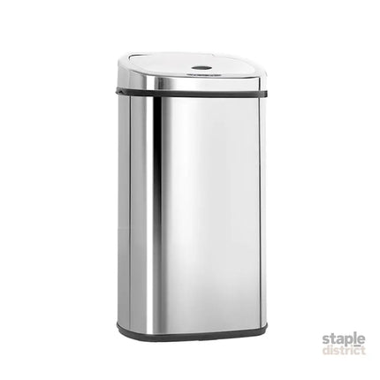 Devanti 50L Motion Sensor Bin Rubbish Automatic Silver - Home & Garden > Kitchen Bins > Automatic Bins