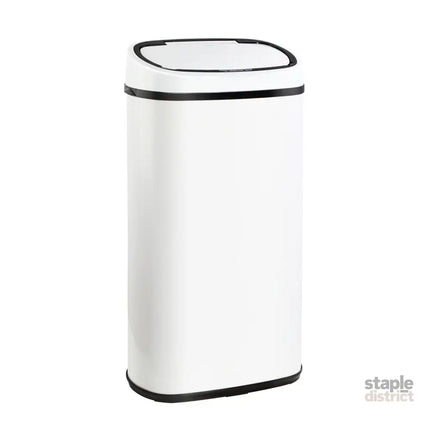 Devanti 58L Motion Sensor Bin Rubbish Automatic White - Home & Garden > Kitchen Bins > Automatic Bins