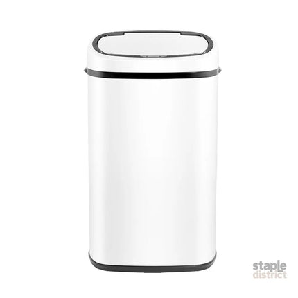 Devanti 58L Motion Sensor Bin Rubbish Automatic White - Home & Garden > Kitchen Bins > Automatic Bins