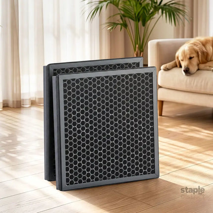 Devanti Air Purifier Filter Replacement H12 HEPA 2 Pack Dual Intake - Appliances > Aroma Diffusers & Humidifiers >