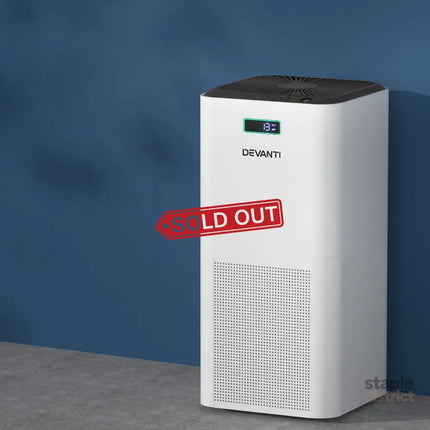 Devanti Air Purifier Home Purifiers HEPA Filter - Appliances > Aroma Diffusers & Humidifiers > Purifiers