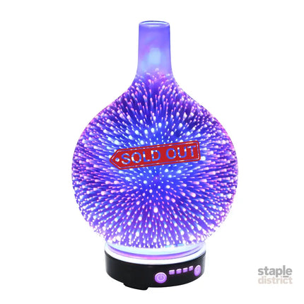 Devanti Aroma Diffuser Aromatherapy 3D Glass 100ml - Appliances > Aroma Diffusers & Humidifiers > Aroma Diffusers