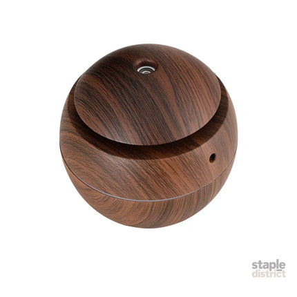 Devanti Aroma Diffuser Aromatherapy Dark Wood 130ml - Appliances > Aroma Diffusers & Humidifiers > Aroma Diffusers
