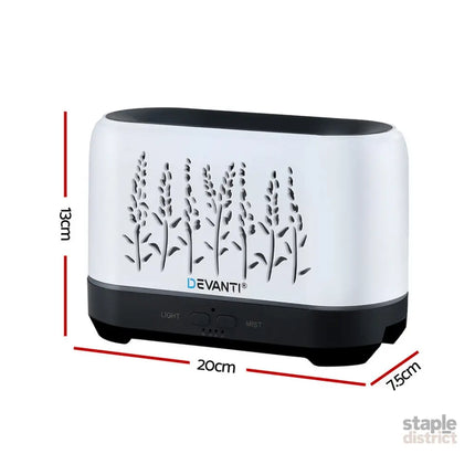 Devanti Aroma Diffuser Aromatherapy Flame 200ml - Appliances > Aroma Diffusers & Humidifiers > Aroma Diffusers