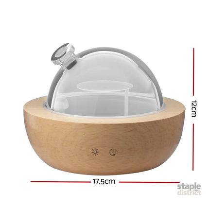 Devanti Aroma Diffuser Aromatherapy Glass 200ml - Appliances > Aroma Diffusers & Humidifiers > Aroma Diffusers