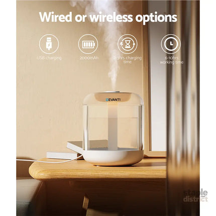 Devanti Aroma Diffuser Aromatherapy Humidifier 1L - Appliances > Aroma Diffusers & Humidifiers > Aroma Diffusers