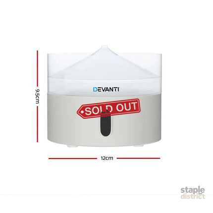 Devanti Aroma Diffuser Aromatherapy Humidifier 220ml - Appliances > Aroma Diffusers & Humidifiers > Aroma Diffusers