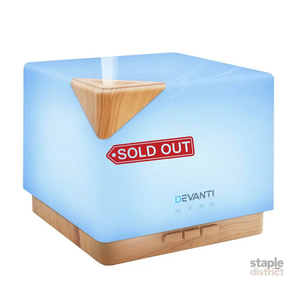 Devanti Aroma Diffuser Aromatherapy Humidifier 600ml - Appliances > Aroma Diffusers & Humidifiers > Aroma Diffusers