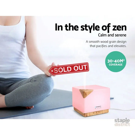 Devanti Aroma Diffuser Aromatherapy Humidifier 600ml - Appliances > Aroma Diffusers & Humidifiers > Aroma Diffusers