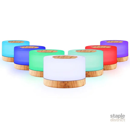 Devanti Aroma Diffuser Aromatherapy Light Wood 500ml - Appliances > Aroma Diffusers & Humidifiers > Aroma Diffusers