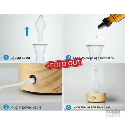 Devanti Aroma Diffuser Aromatherapy Waterless - Appliances > Aroma Diffusers & Humidifiers > Aroma Diffusers