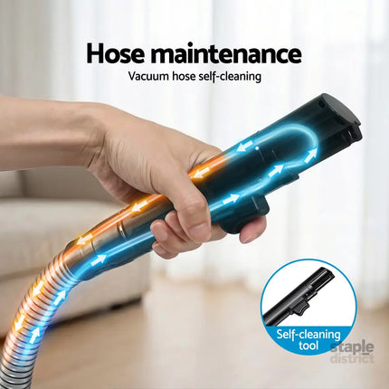 Devanti Carpet Washer Vacuum Cleaner 600W 13kpa Hose Self-Cleaning Function - Auto Accessories > Auto Accessories