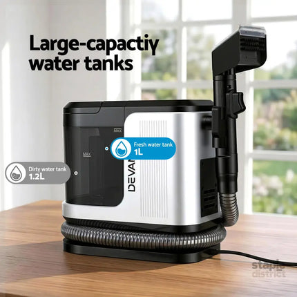 Devanti Carpet Washer Vacuum Cleaner 600W 13kpa Hose Self-Cleaning Function - Auto Accessories > Auto Accessories