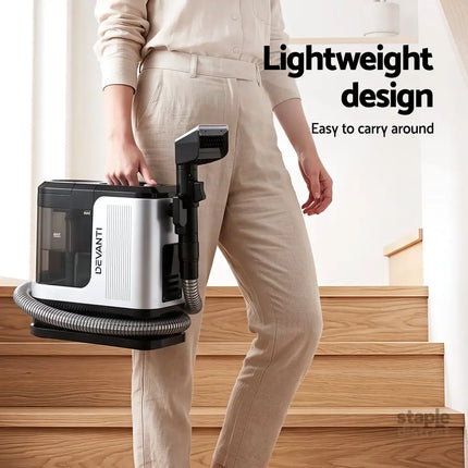 Devanti Carpet Washer Vacuum Cleaner 600W 13kpa Hose Self-Cleaning Function - Auto Accessories > Auto Accessories