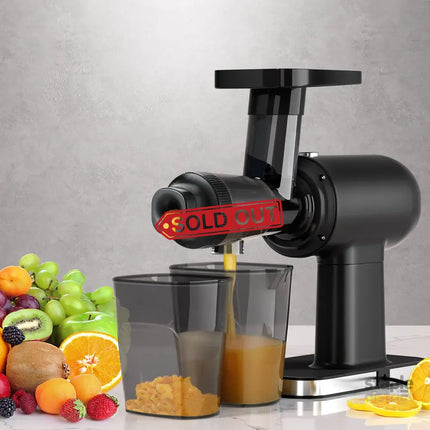Devanti Cold Press Slow Juicer Fruit Juice Extractor 160W Black - Commercial > Commercial Others > Distilling & Brewing