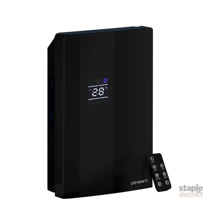 Devanti Dehumidifier 2L Air Purifier Black - Appliances > Aroma Diffusers & Humidifiers > Dehumidifiers