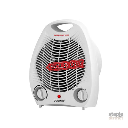 Devanti Electric Fan Heater 2000W - Appliances > Heaters > Electric Heaters
