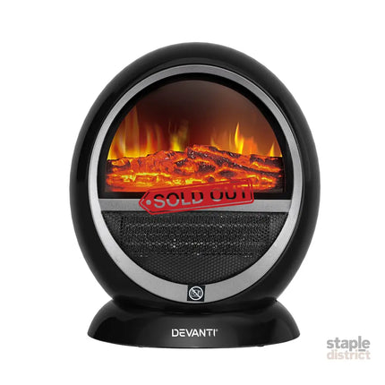Devanti Electric Fireplace Fire Heaters 1500W - Appliances > Heaters > Electric Heaters