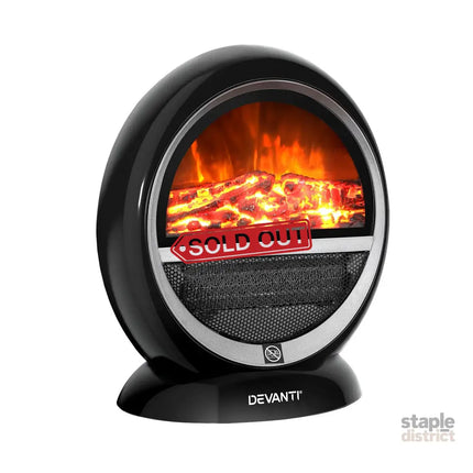 Devanti Electric Fireplace Fire Heaters 1500W - Appliances > Heaters > Electric Heaters