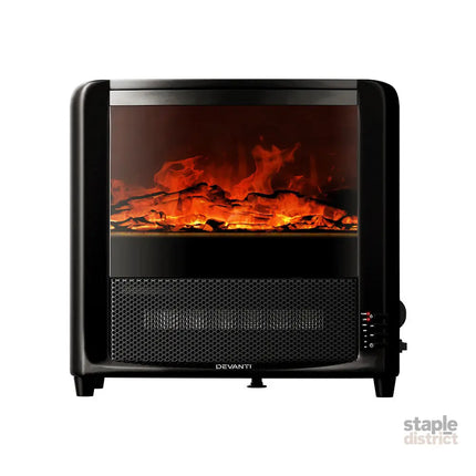 Devanti Electric Fireplace Fire Heaters 2000W - Appliances > Heaters > Electric Heaters