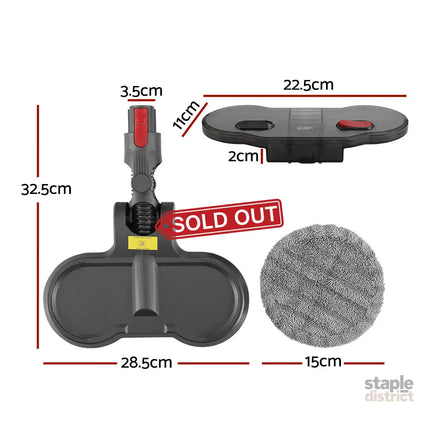 Devanti Electric Mop Head for Dyson V7 8 10 11 15 - Appliances > Vacuum Cleaners > Stick Vacuums