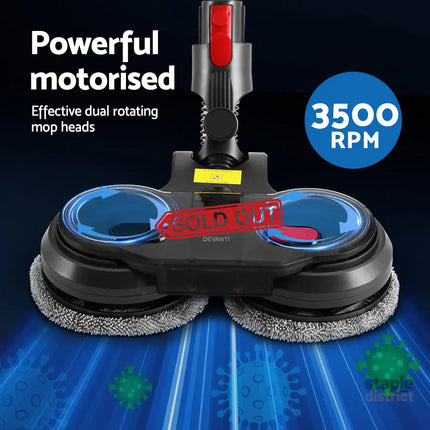 Devanti Electric Mop Head for Dyson V7 8 10 11 15 - Appliances > Vacuum Cleaners > Stick Vacuums