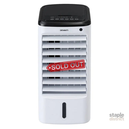 Devanti Evaporative Air Cooler Conditioner w/ Remote 4L - Appliances > Air Conditioners > Evaporative Coolers