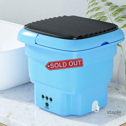 Devanti Portable Washing Machine 4.5L Blue - Appliances > Washers Dryers & Irons > Washing Machines