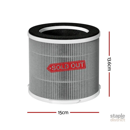 Devanti Replacement Filter Air Purifier HEPAh11 Filters Carbon 3-layer - Appliances > Aroma Diffusers & Humidifiers >