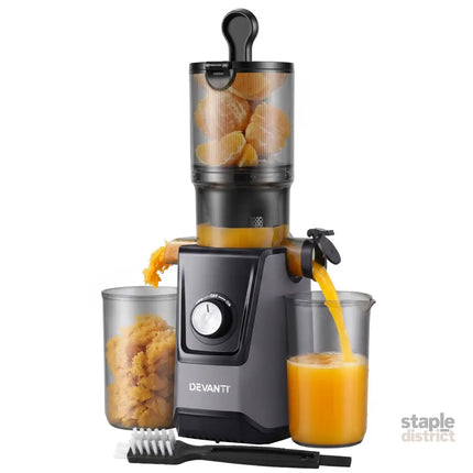 DEVANTI Slow Juicer Cold Press 200W for Fruit Vegetable Juice - Commercial > Commercial Others > Distilling & Brewing