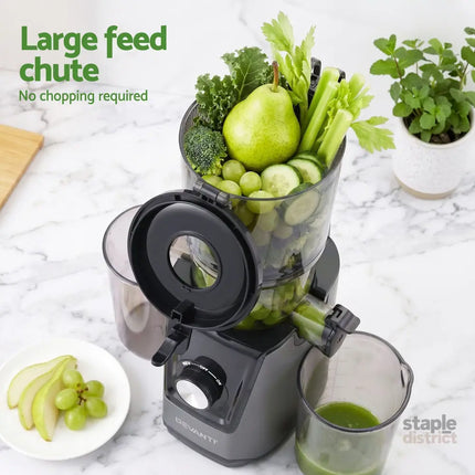 DEVANTI Slow Juicer Cold Press 200W for Fruit Vegetable Juice - Commercial > Commercial Others > Distilling & Brewing