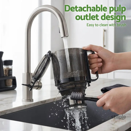 DEVANTI Slow Juicer Cold Press 200W for Fruit Vegetable Juice - Commercial > Commercial Others > Distilling & Brewing