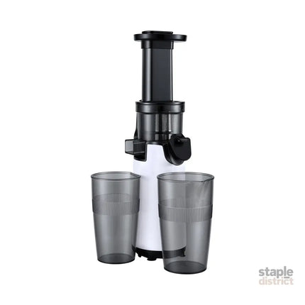 Devanti Slow Juicer Cold Press Fruit Juice Extractor 130W White - Commercial > Commercial Others > Distilling & Brewing