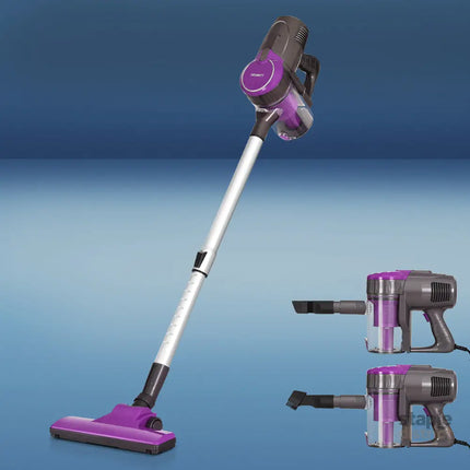 Devanti Stick Vacuum Cleaner Bagless Corded 500W Purple - Appliances > Vacuum Cleaners > Stick Vacuums