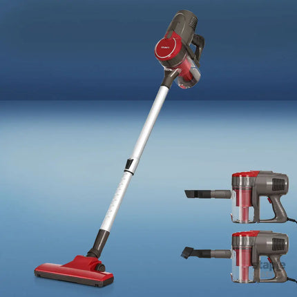 Devanti Stick Vacuum Cleaner Bagless Corded 500W Red - Appliances > Vacuum Cleaners > Stick Vacuums