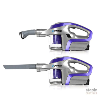 Devanti Stick Vacuum Cleaner Bagless Cordless 150W Purple - Appliances > Vacuum Cleaners > Stick Vacuums