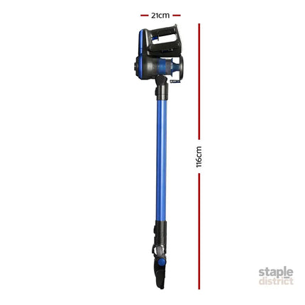 Devanti Stick Vacuum Cleaner Brushless Cordless 250W Blue - Appliances > Vacuum Cleaners > Stick Vacuums