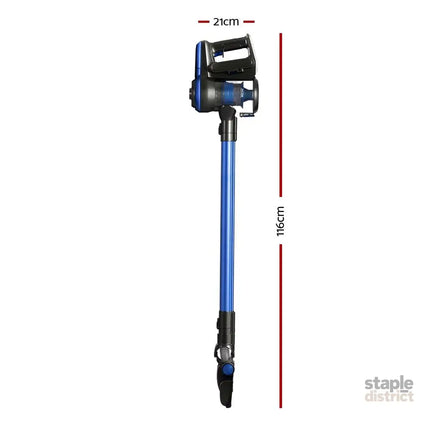 Devanti Stick Vacuum Cleaner Brushless Cordless 250W Blue - Appliances > Vacuum Cleaners > Stick Vacuums