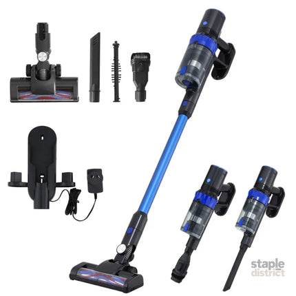 Devanti Stick Vacuum Cleaner Brushless Cordless 350W Blue - Appliances > Vacuum Cleaners > Vacuum Cleaner Accessories