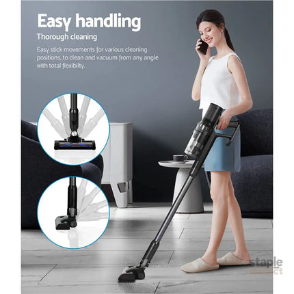 Devanti Stick Vacuum Cleaner Brushless Cordless 350W Grey - Appliances > Vacuum Cleaners > Stick Vacuums