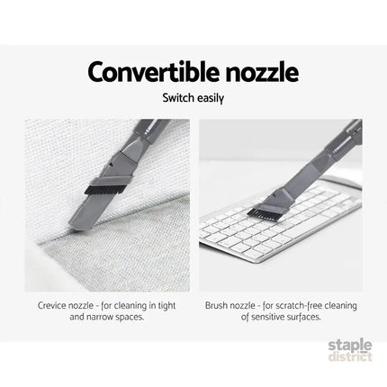 Devanti Stick Vacuum Cleaner Handheld Corded 450W Purple - Appliances > Vacuum Cleaners > Stick Vacuums