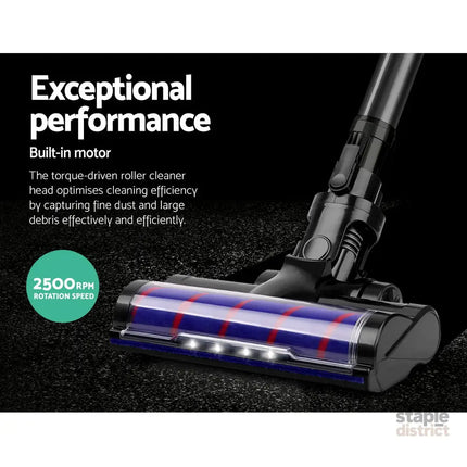 Devanti Stick Vacuum Cleaner Motorised Roller Brush Head - Appliances > Vacuum Cleaners > Stick Vacuums