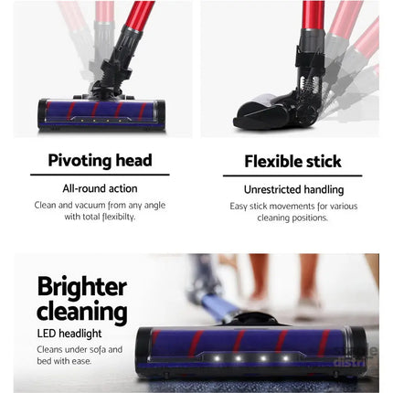Devanti Stick Vacuum Cleaner Motorised Roller Brush Head - Appliances > Vacuum Cleaners > Stick Vacuums