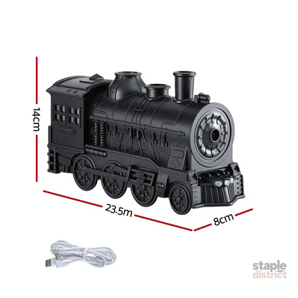 Devanti Train Aroma Diffuser Essential Oil Humidifier 300ml Smoke Ring LED Timer - Appliances > Aroma Diffusers &