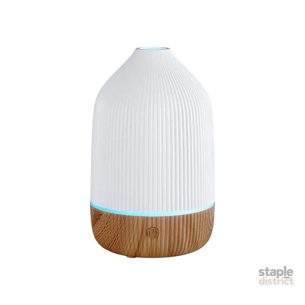Devanti Ultrasonic Aroma Diffuser Aromatherapy 100ml LED Lights Iron Humidifier Forest - Appliances > Aroma Diffusers &