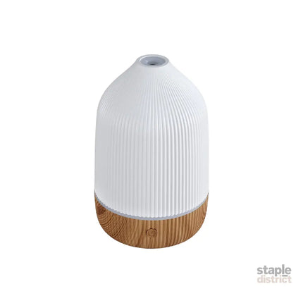 Devanti Ultrasonic Aroma Diffuser Aromatherapy 100ml LED Lights Iron Humidifier Forest - Appliances > Aroma Diffusers &